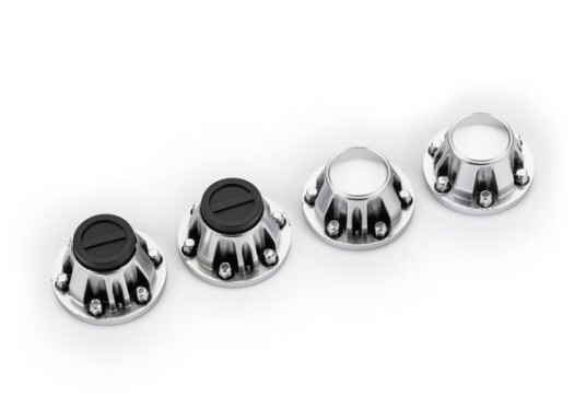 Traxxas 8152 Wheel Center Caps Satin Chrome 4 Requires Stub A Traxxas 8152 Wheel Center Caps Satin Chrome 4 Requires Stub A