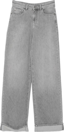 Emporio Armani Dame Jeans Grå W27,