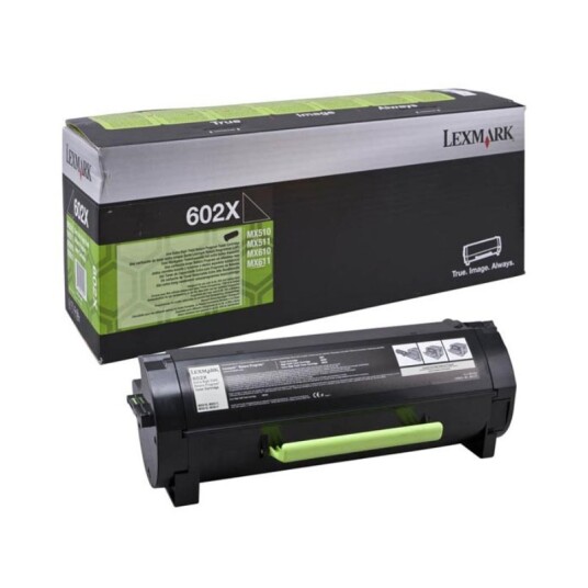 Lexmark 602X HC BK Toner - 60F2X00 Original - Svart 20000 sider