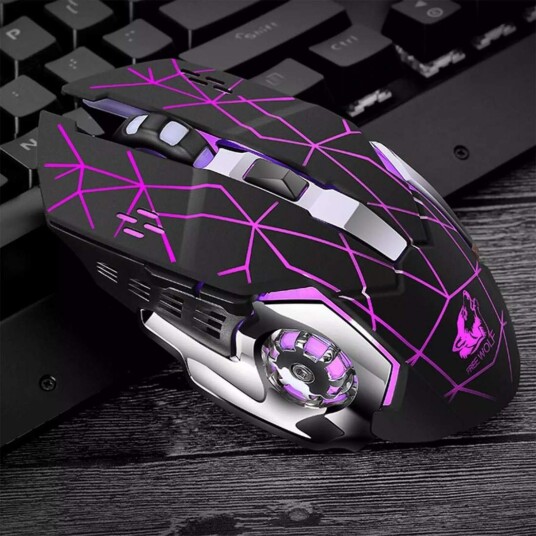 Trådløs Gamingmus, X8 - Skiftende Belysning Trådløs Gamingmus, X8 - Skiftende Belysning