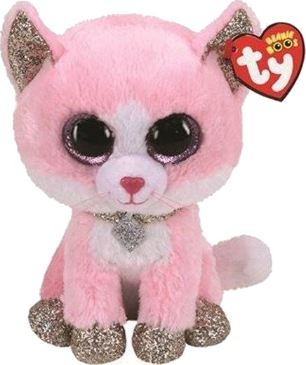 Ty Beanie Boos - Fiona Rosa Cat 15cm