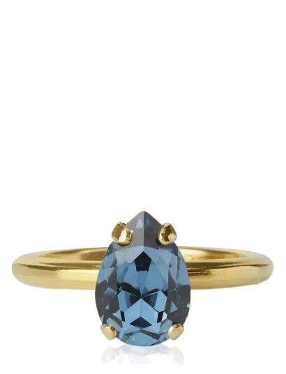 CAROLINE SVEDBOM Petite Drop Ring Gold Guld One Size