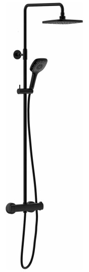 Damixa Pine Takdusj - Eco Save Sparedusj 9 l/m Svart Matt