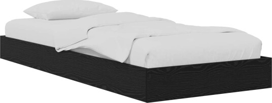  Gulvsengramme Svart eik 80 x 200 cm Konstruert tre