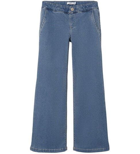 Name It Kids Jeans nkfSalli Wide Jeans 8293 Blå