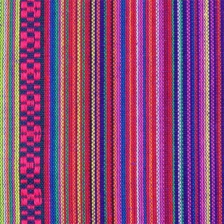 Balsløw Jacquard Med Meksikanske Striper Stoff 43 50 Cm