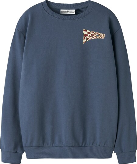 Name It Nkmvasha Ls Nreg Sweat Unb Navy 122 128