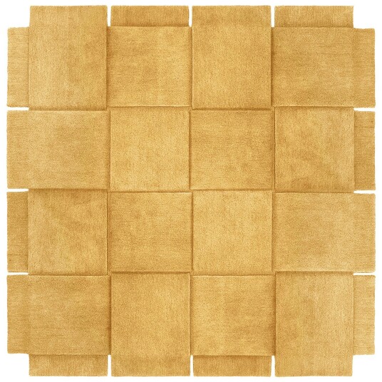 Design House Stockholm Basket Teppe Yellow Ochre 245x245 cm Design House Stockholm Basket Teppe Yellow Ochre 245x245 cm