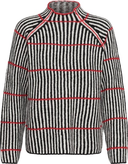 ICHI Ihkamara Ls Stripe6 Black S ICHI Ihkamara Ls Stripe6 Black S