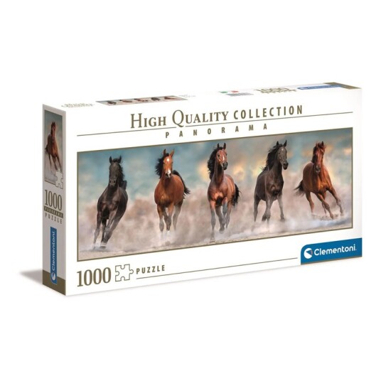Clementoni 1000 pcs. High Quality Collection Panorama Horses