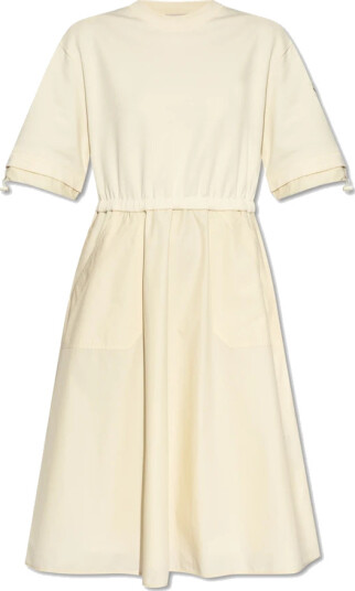Moncler Dame Kjoler Beige M,