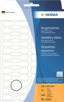 HERMA labels - 600 label(s) - 10 x 49 mm HERMA labels - 600 label(s) - 10 x 49 mm