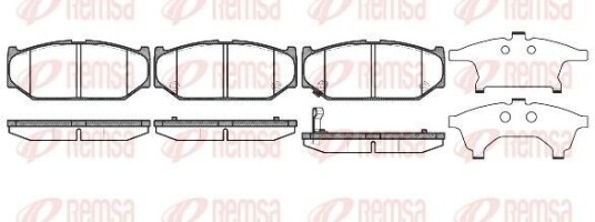 Bremseklosser REMSA 1381.11