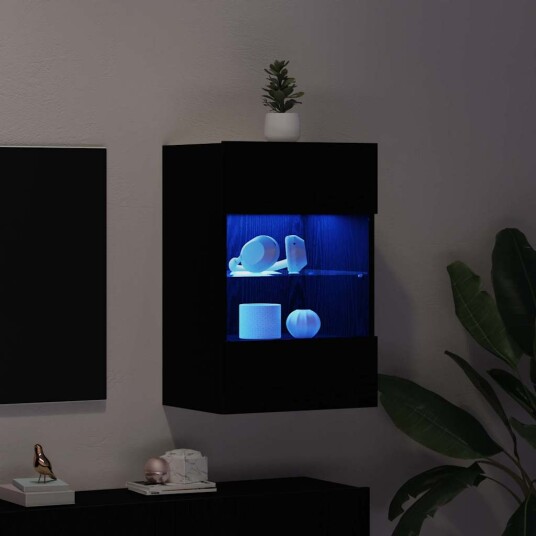TV skap Svart 40 x 30 x 60.5 cm Konstruert tre