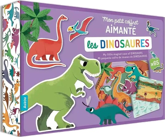 Auzou My Little Magnet Case Dinosaurs Multi/patterned ONE SIZE