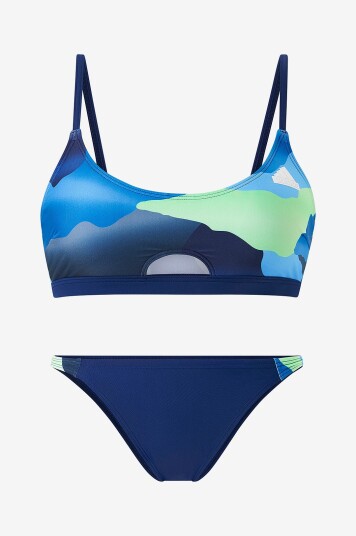 adidas Sport Performance - Bikini City Escape Camo Bikini Set - Blå