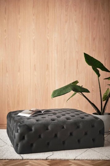 Jotex SKENE sittepuff 120x120 cm Mørk grå 1671542-01-0 1051911-01-0