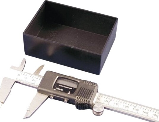 Hammond Electronics 1596B110 10 22 × 14 × 12 mm ABS Sort Kabinett