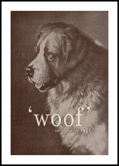 Famous Quote Dog Plakat Plakat / 100x150cm Famous Quote Dog Plakat Plakat / 100x150cm