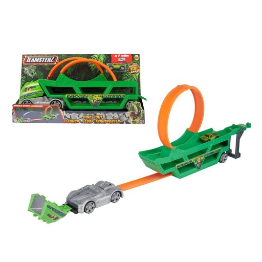 Teamsterz Dino Hunt Launch & Loop Transportbil