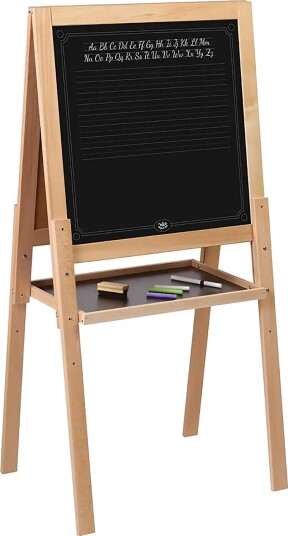 Vilac Blackboard Doublesided On Feet Black ONE SIZE Vilac Blackboard Doublesided On Feet Black ONE SIZE