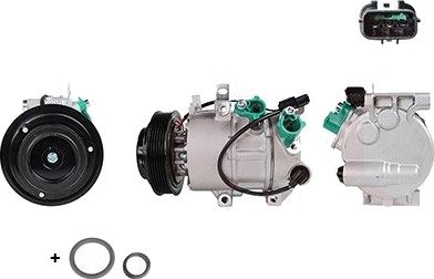 AC-kompressor VAN WEZEL 8201K742