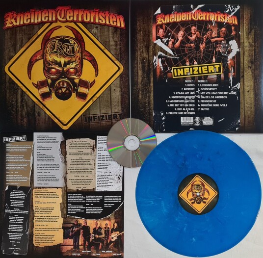 Kneipenterroristen LP Infiziert farget Kneipenterroristen LP Infiziert farget