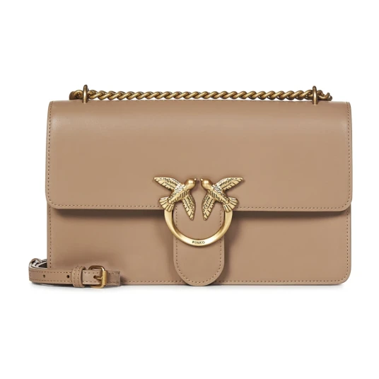 Pinko, Dame, Vesker, Beige, ONE SIZE,