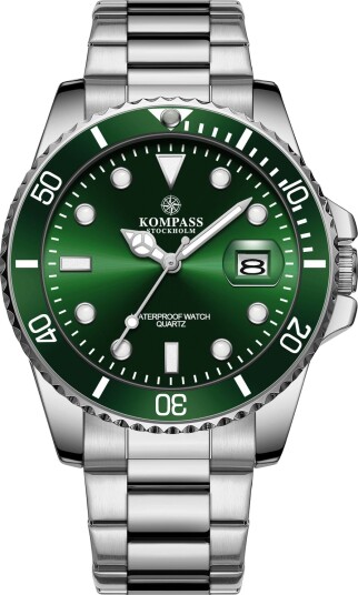 Kompass OceanXplorer Silver Green Kompass OceanXplorer Silver Green