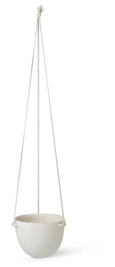ferm LIVING Speckle hengende krukke Ø20,5 cm Off-white