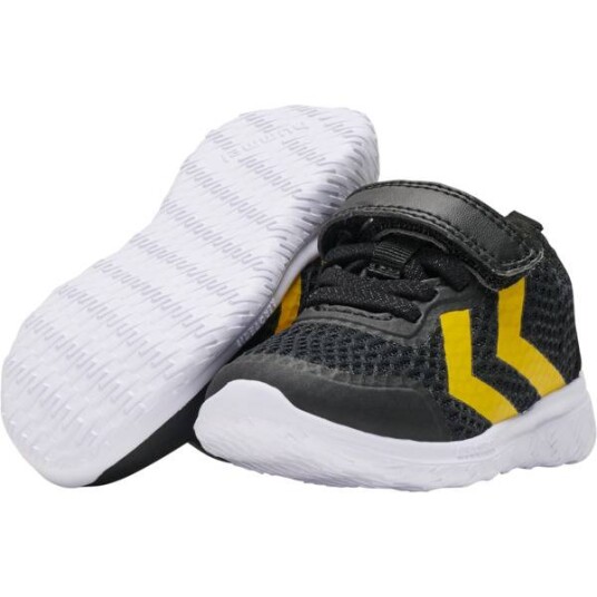 Hummel Black & Yellow Actus ML Baby Sneakers Hummel Black & Yellow Actus ML Baby Sneakers
