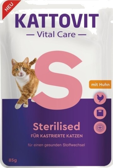 Kattovit Vital Care Sterilised 85 G Kattovit Vital Care Sterilised 85 G