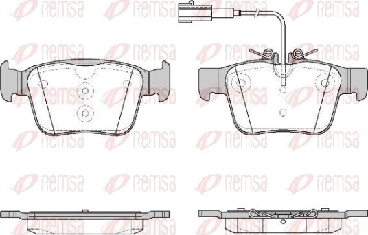 REMSA 1722.02 Bremseklosser REMSA 1722.02 Bremseklosser