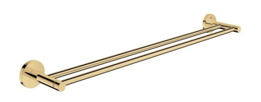 Grohe Essentials dobbel håndklestang 60 cm, polert messing Grohe Essentials dobbel håndklestang 60 cm, polert messing