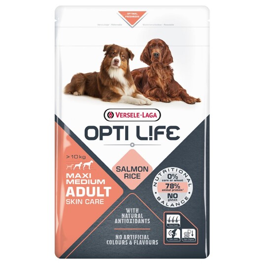 Opti Life Adult Skin Care Medium & Maxi 12.5 kg
