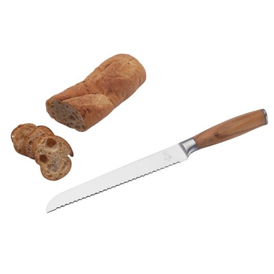 Laguiole Bread Knife Olive Wood