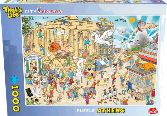 Goliath That's Life City Edition Puslespill 1000 Brikker Athen