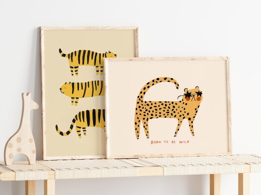 Namly Design Plakat Born to Be Wild / Sett med 2 POSTERXZDVYM Namly Design Plakat Born to Be Wild / Sett med 2 POSTERXZDVYM