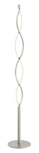 Lindby Auron Gulvlampe Nickel/White
