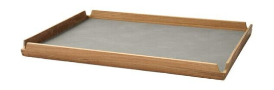 LIND DNA Airy teak brett 37,1x47,1 cm nupo lys grå LIND DNA Airy teak brett 37,1x47,1 cm nupo lys grå