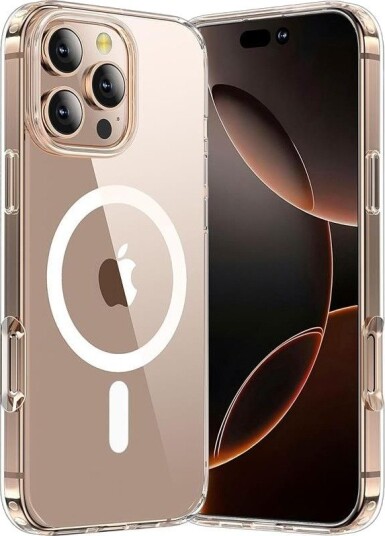 Tech Protect MagSafe Case for iPhone 16 Pro Max Transparent