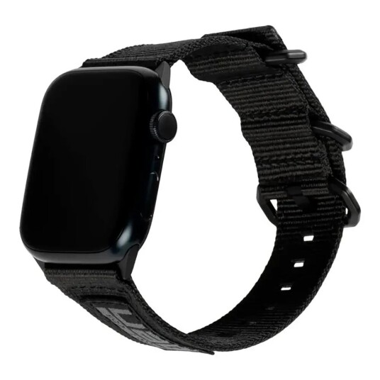 Apple Watch (42/44/SE/45/49mm) UAG Nato Rem - Svart