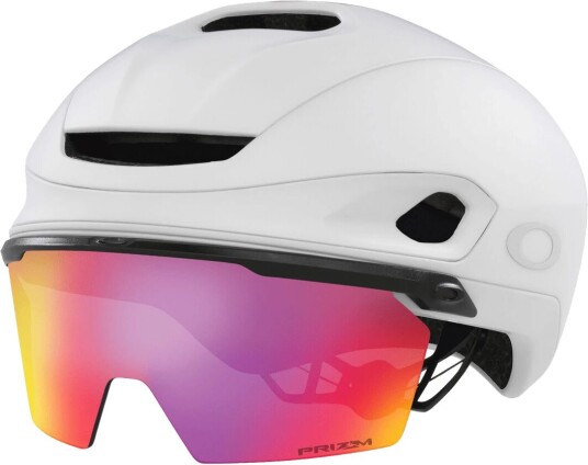 Oakley ARO7 Prizm Road 24 sykkelhjelm unisex MATTE WHITE/PRIZM RO