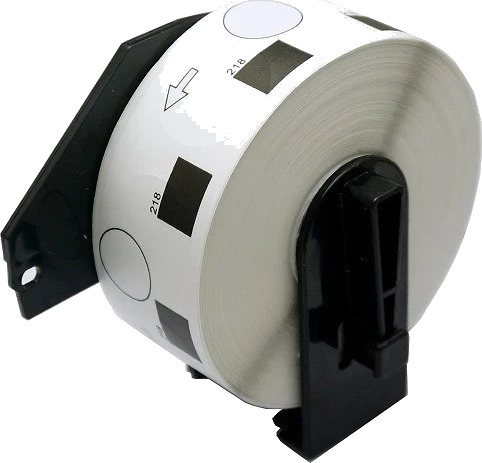 TB DK11218 Runde Etiketter 24mm (1000stk) erstatter Brother DK-11218