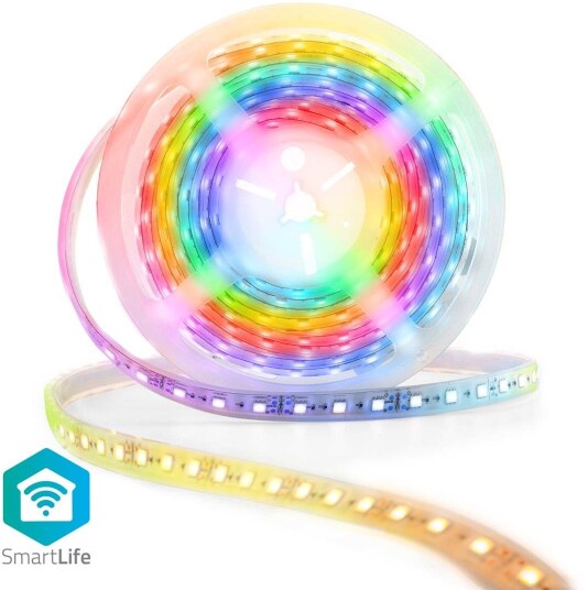 Nedis SmartLife Wi-Fi Smart RGB LED-stripe med mønster