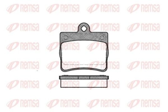 Bremseklosser REMSA 0630.00