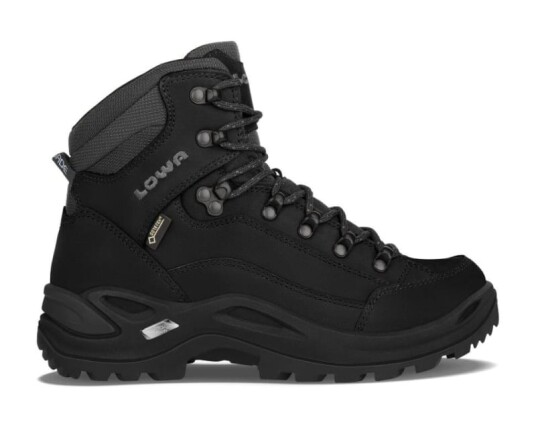 LOWA Women's Renegade Gore-Tex Mid 39.5, Black