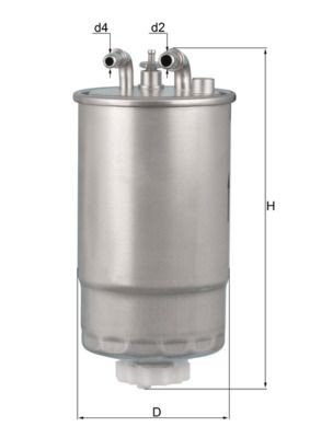 Drivstoffilter MAHLE ORIGINAL KL 568