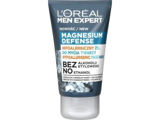 L"oreal_Men Expert Magnesium Defense Face Wash Hypoallergenic Face Wash Gel 100Ml