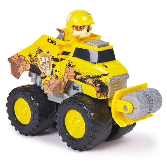 Paw Patrol Rescue Wheels Figur og Lekebil Rubble